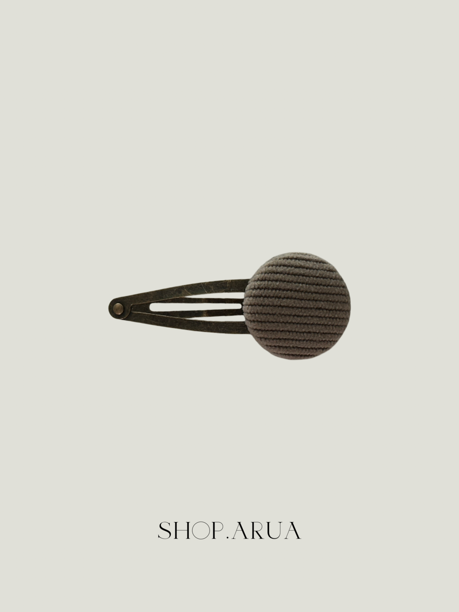 Autumn Corduroy Hairpin Ver.2 - Taupe Beige