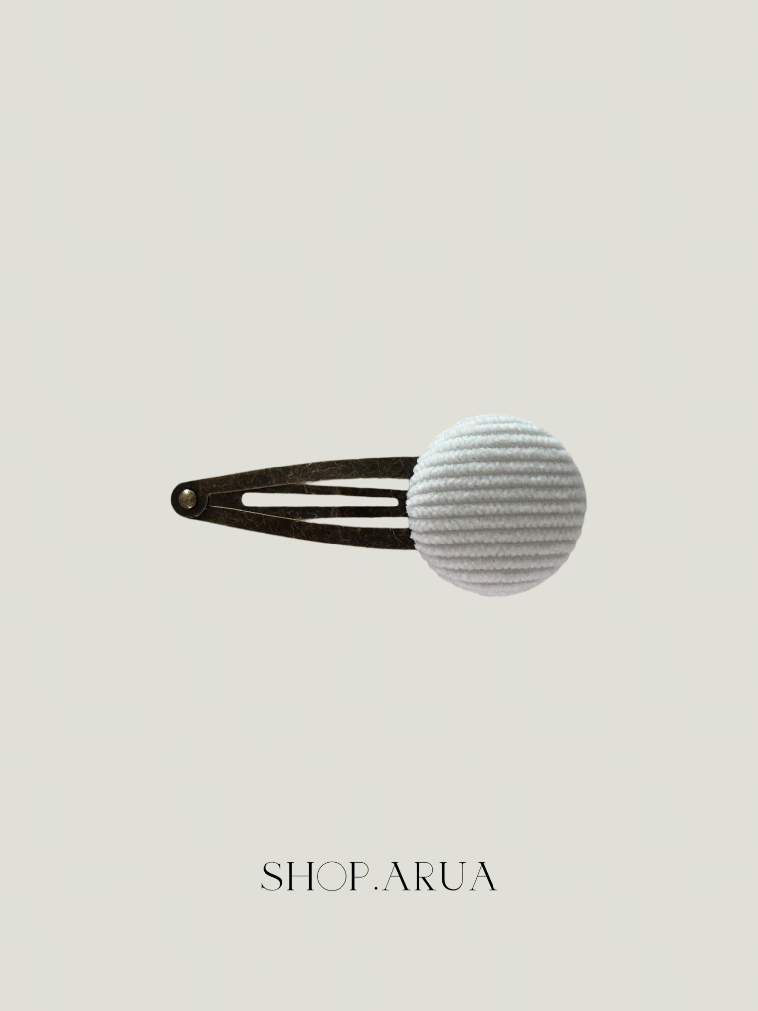 Autumn Corduroy Hairpin Ver.2 - Ivory