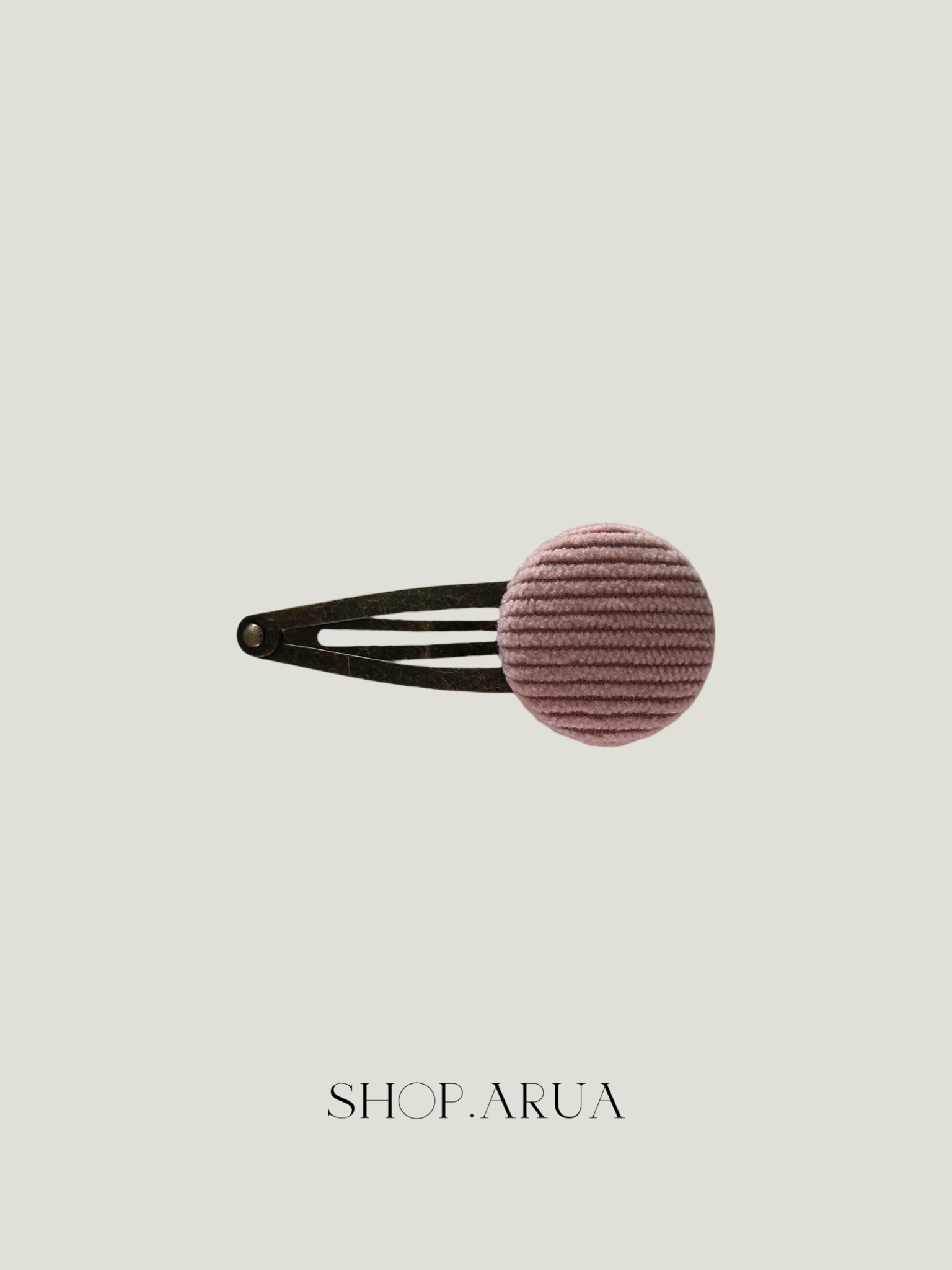 Autumn Corduroy Hairpin Ver.2 - Dusty Pink