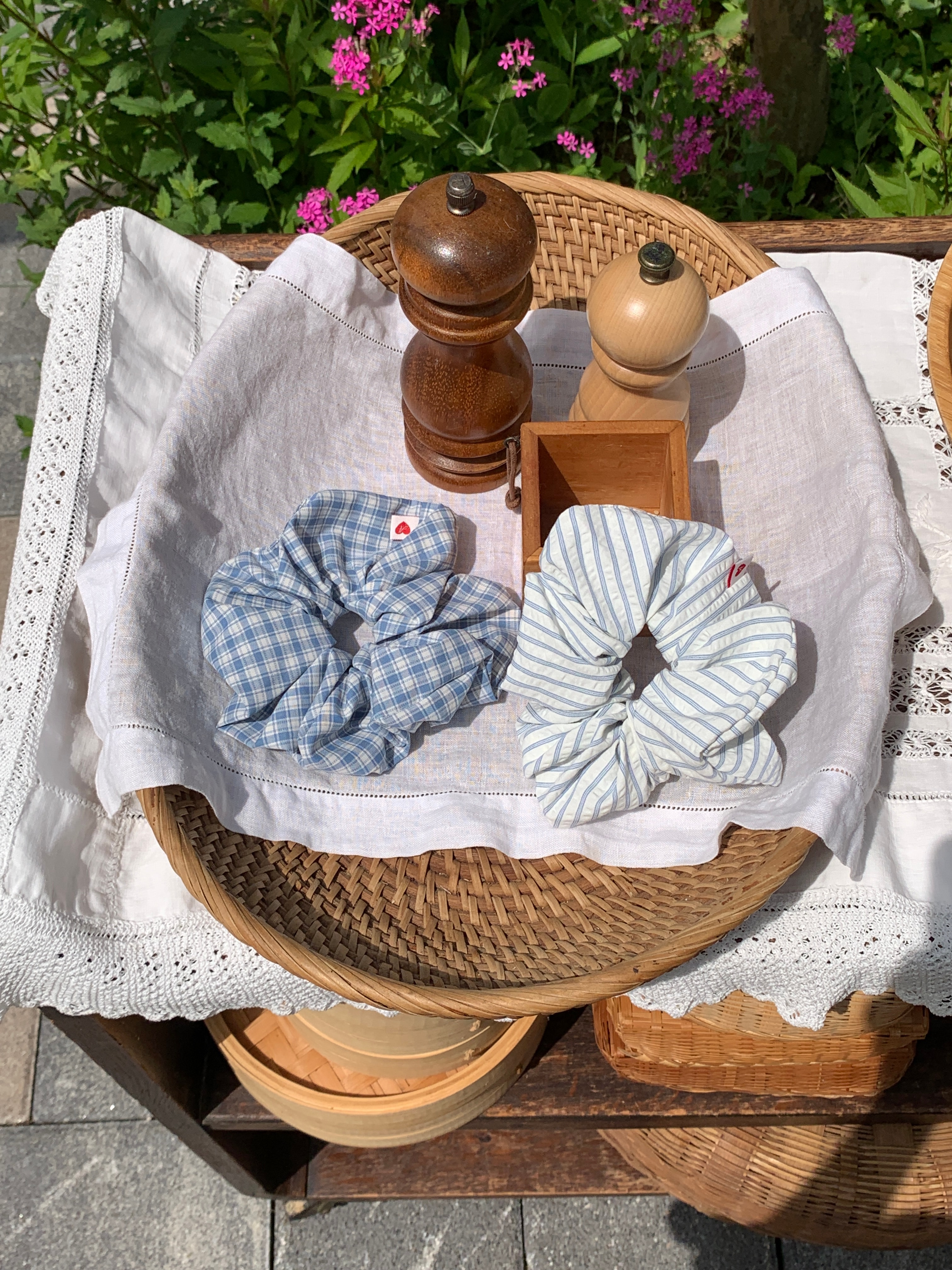 Sky Stripe Scrunchie