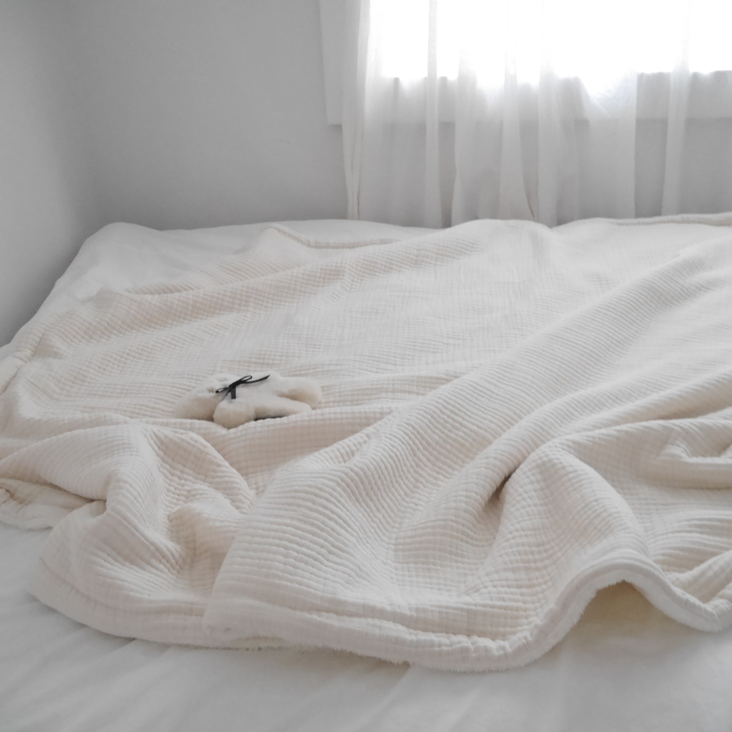 Gauze double-sided winter blanket