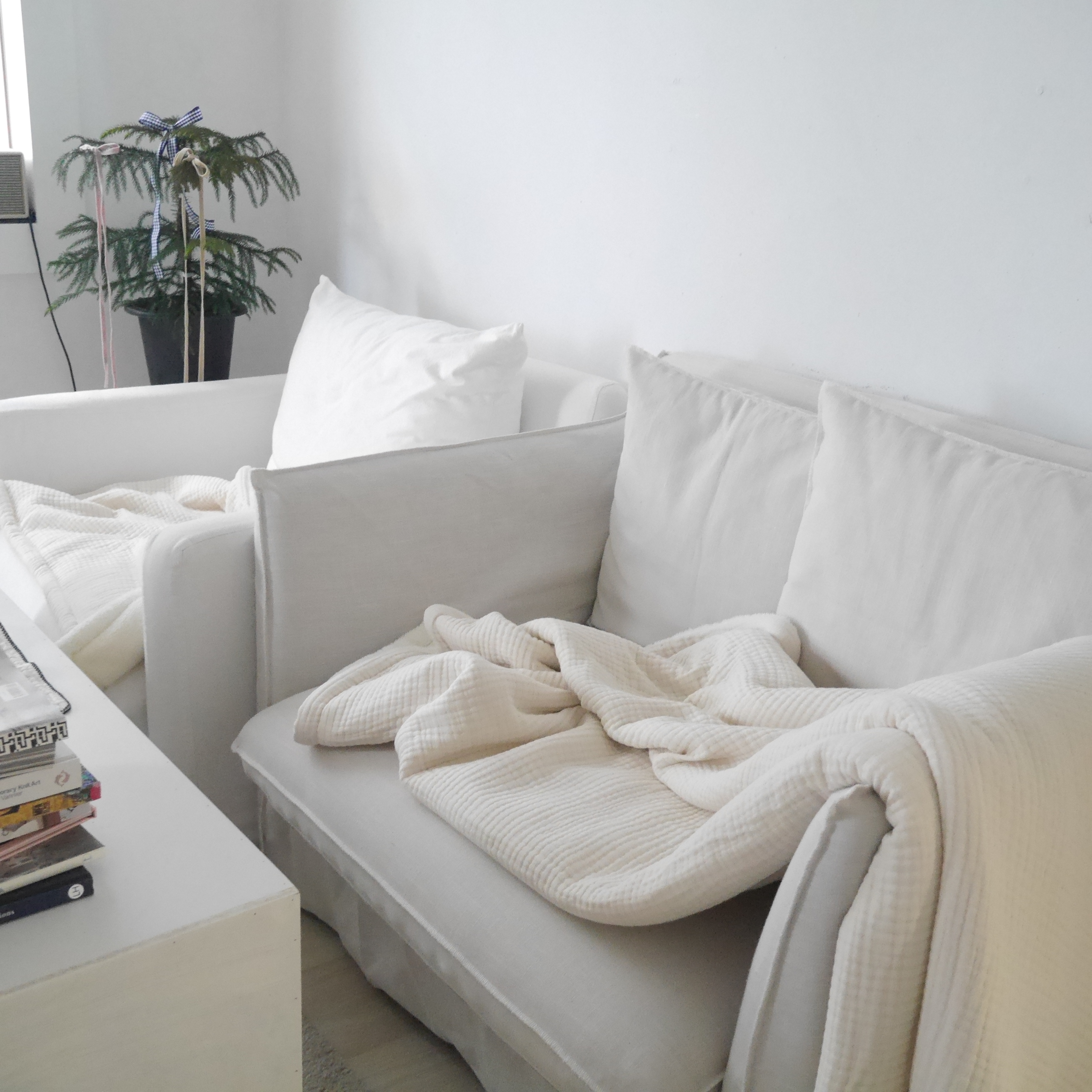 Gauze double-sided winter blanket