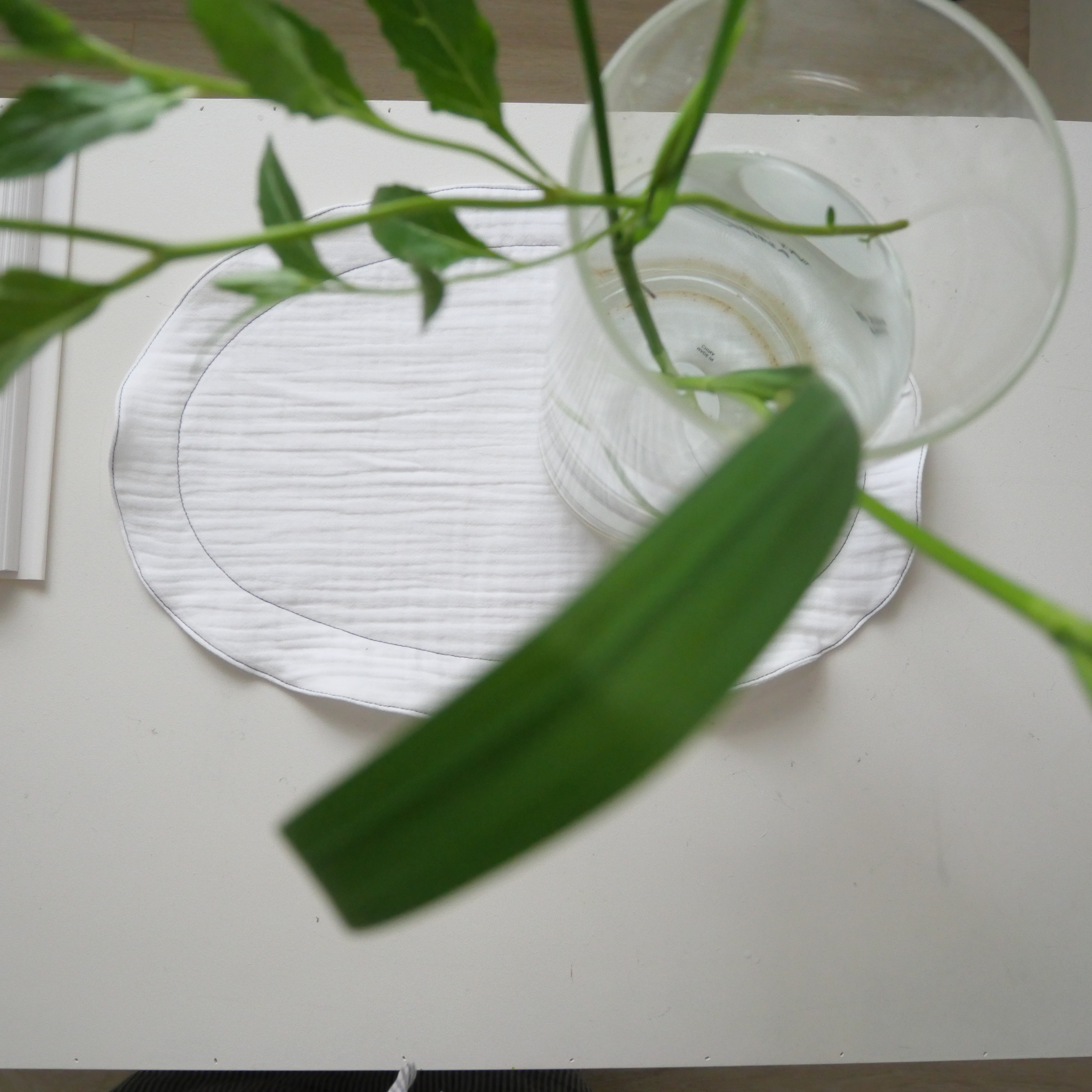 Square Frame Gauze Cotton Mat