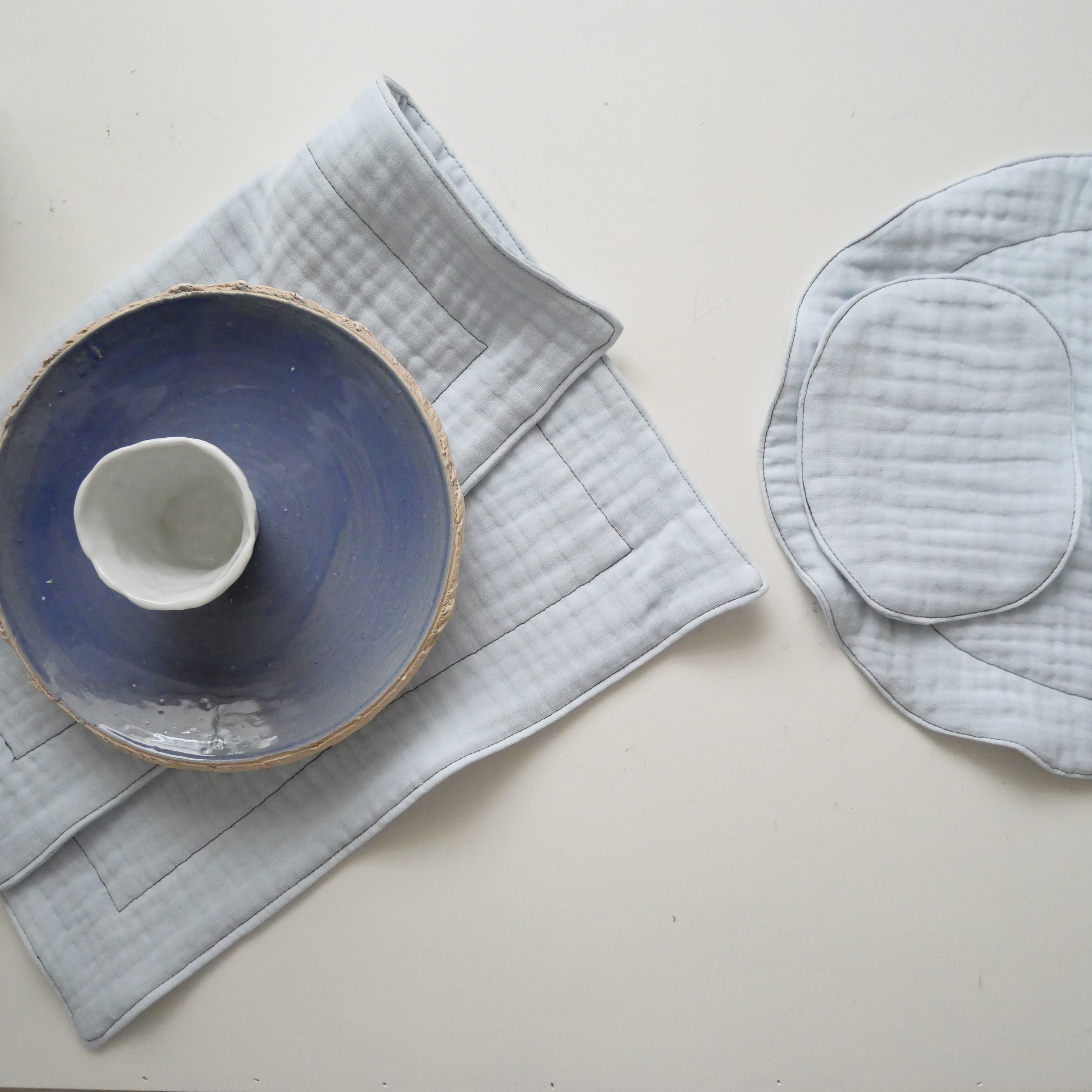 Square Frame Gauze Cotton Mat