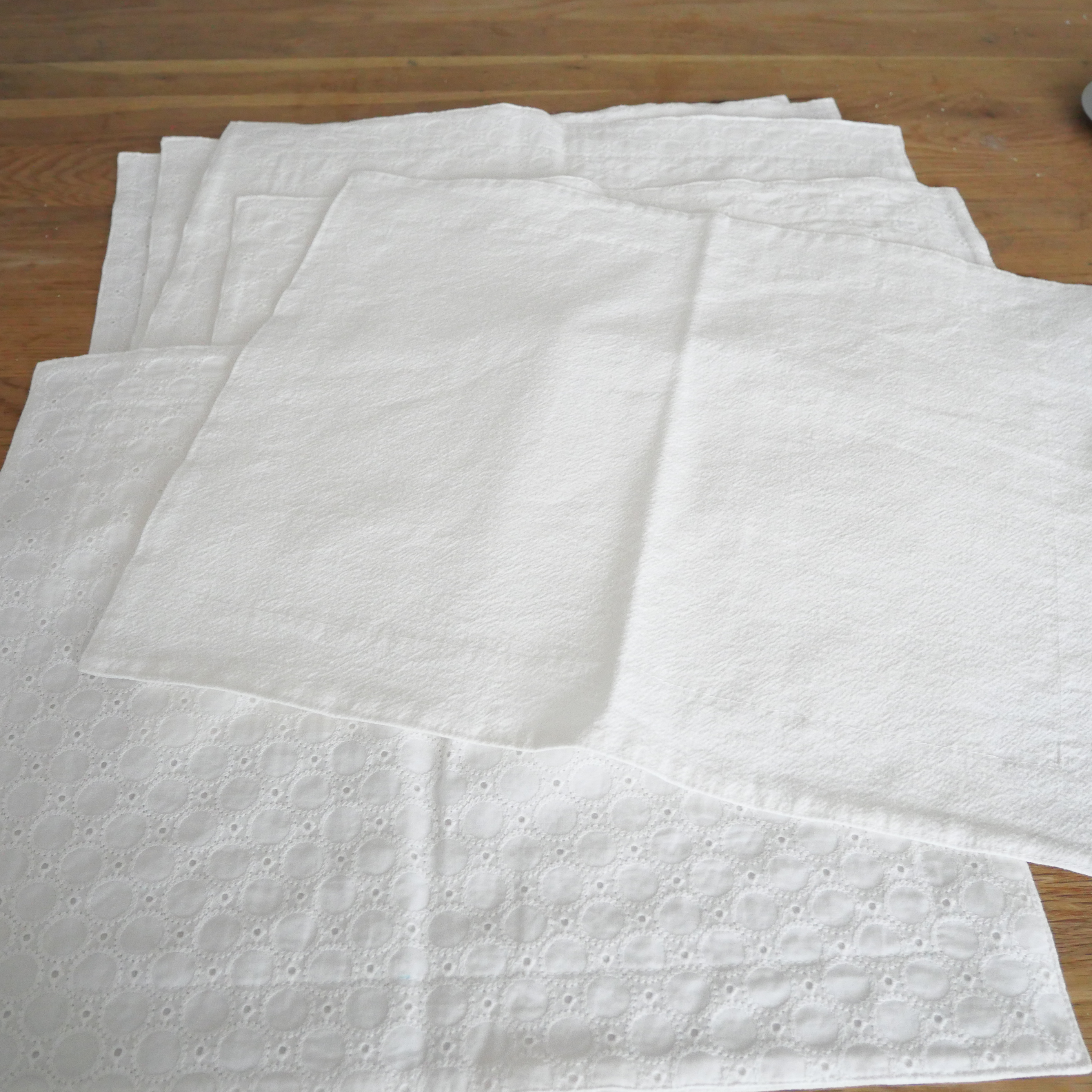 cotton lace punching mat