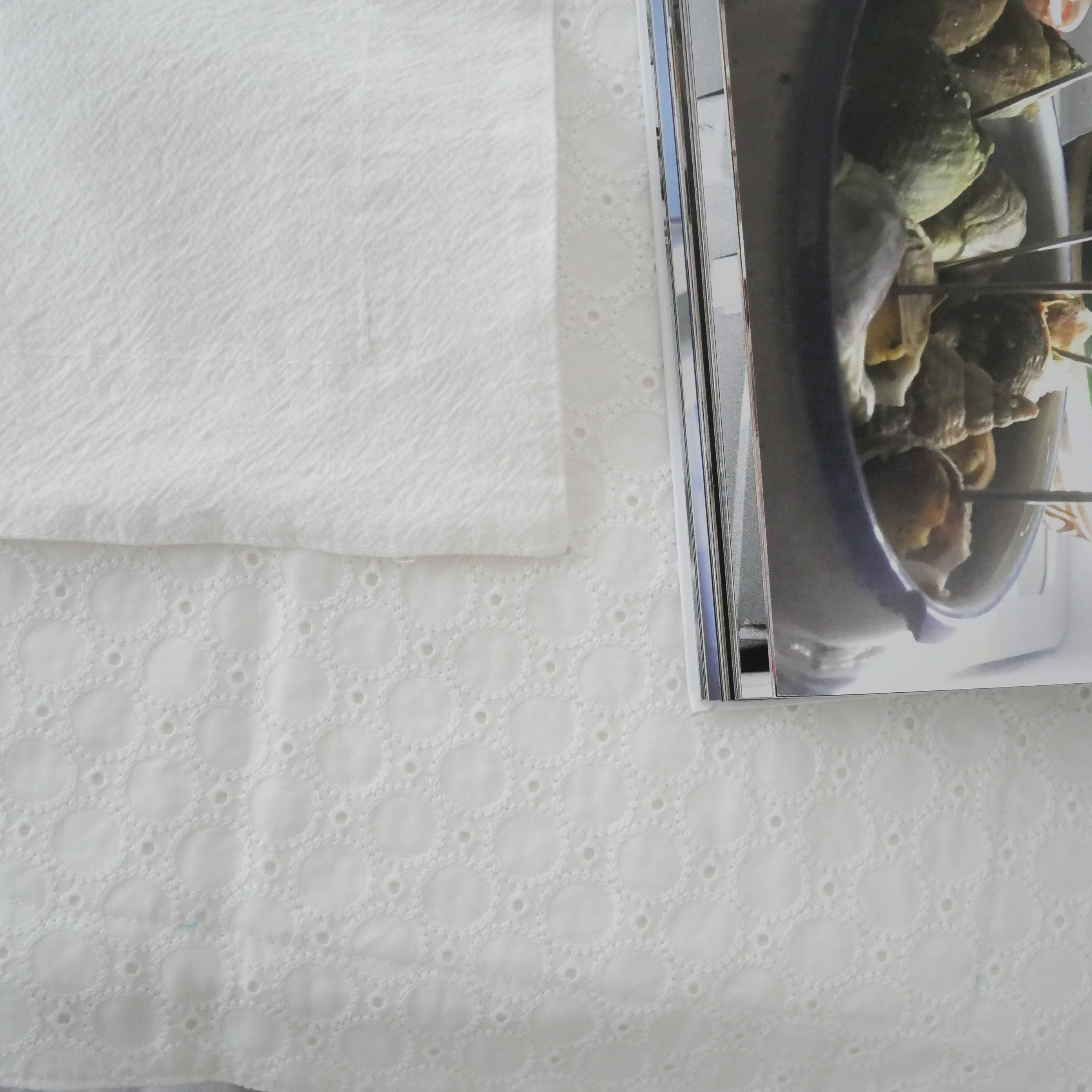 cotton lace punching mat