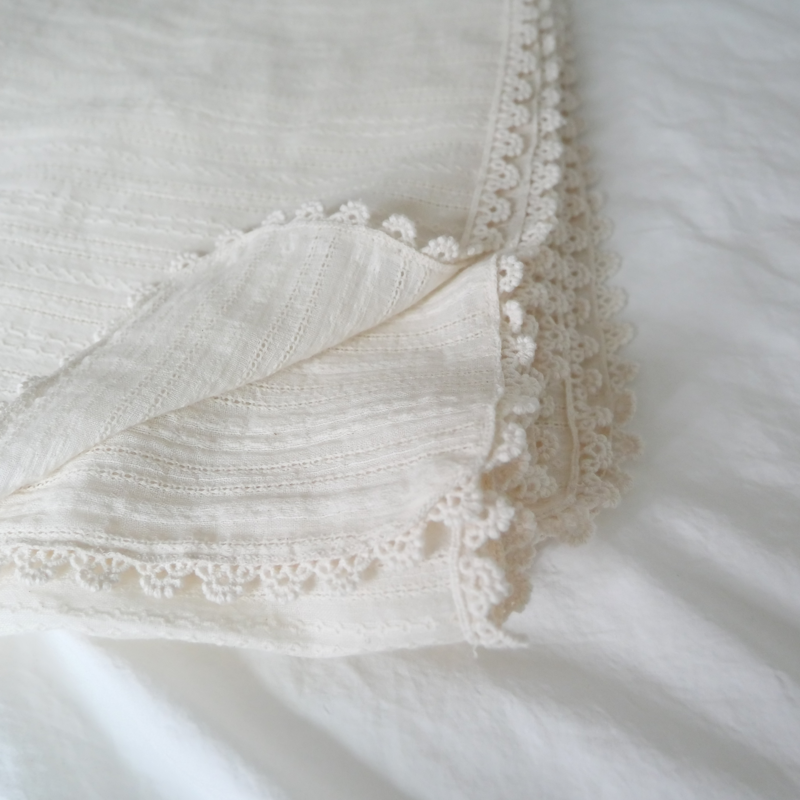 Soft Lace Gauze Blanket