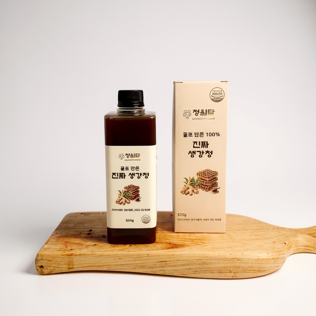 청원담 꿀로만든 진짜 생강청