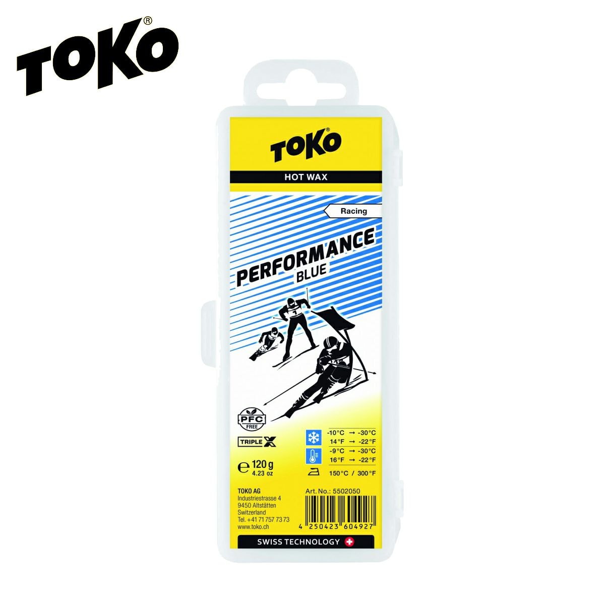 TOKO 왁스 Racing Performance 블루 120g / 5502050【PFC FREE】