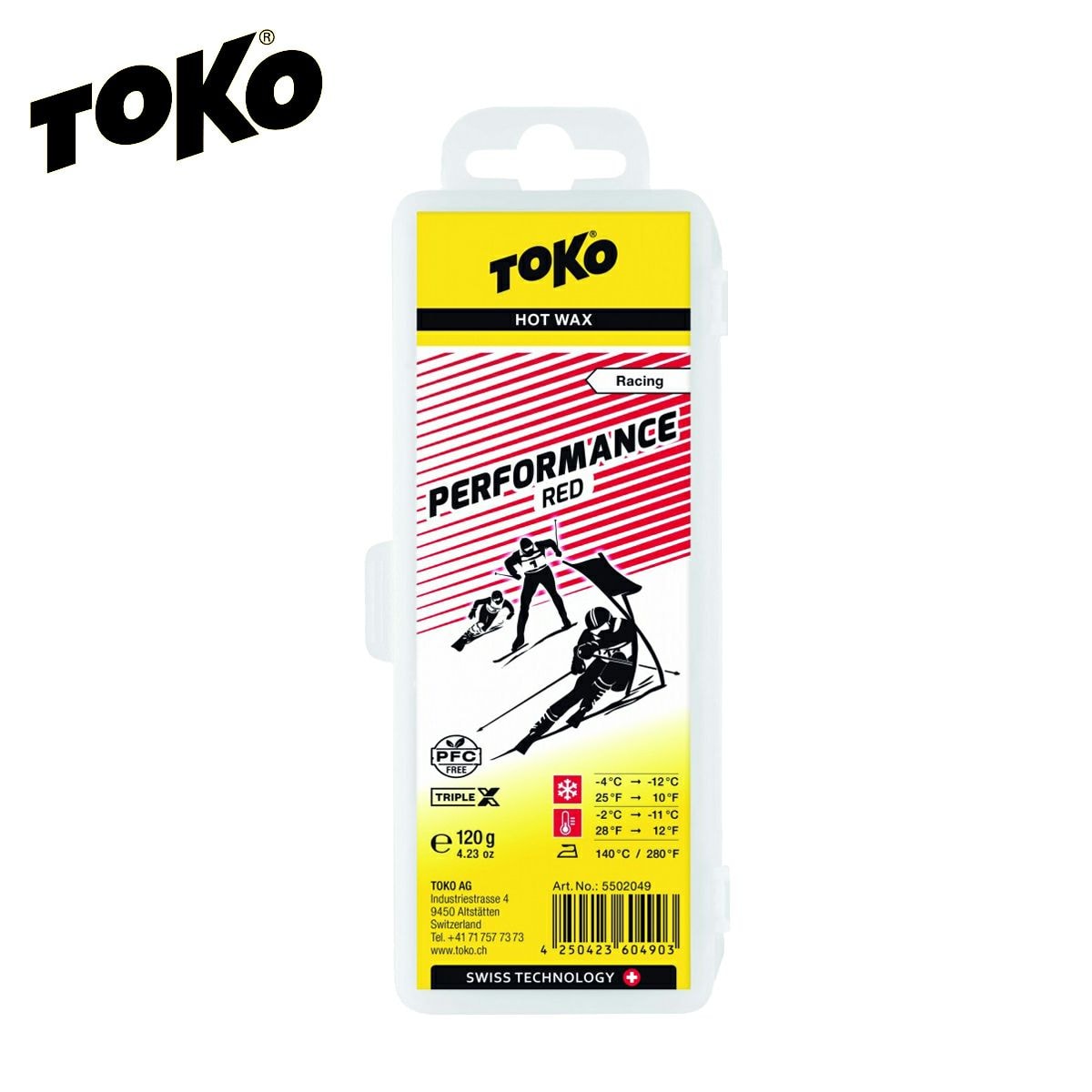 TOKO 왁스 Racing Performance 레드 120g / 5502049【PFC FREE】