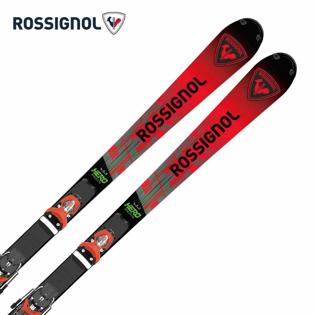 2526 ROSSIGNOL HERO ATHLETE FIS SL FACTORY R22 + SPX 15 ROCKERACE HOT RED / RRNAL01