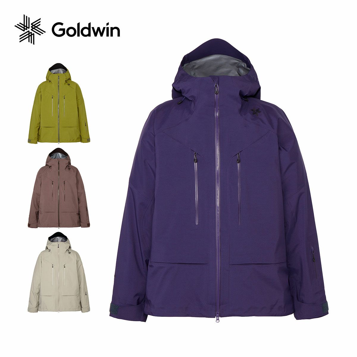 A-SEVEN × GOLDWIN スキーウェア　スノボウェア　men's L 新品 スキー ウェア メンズ スノーボードGOLDWIN ゴールドウィン M