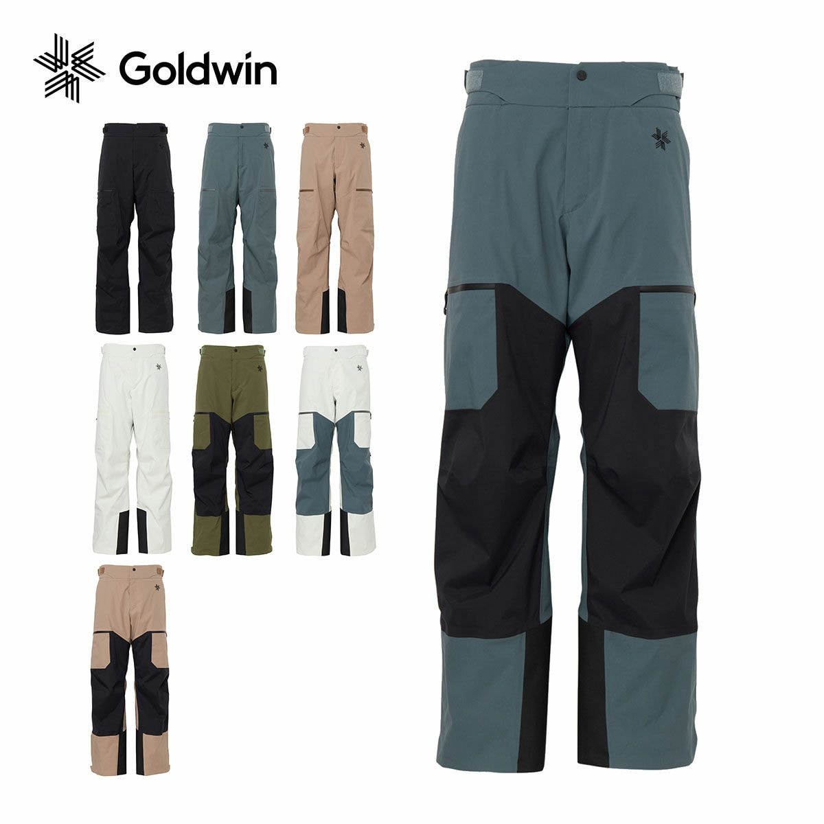 2526 GOLDWIN G-AXIS Wide Pants : G35354