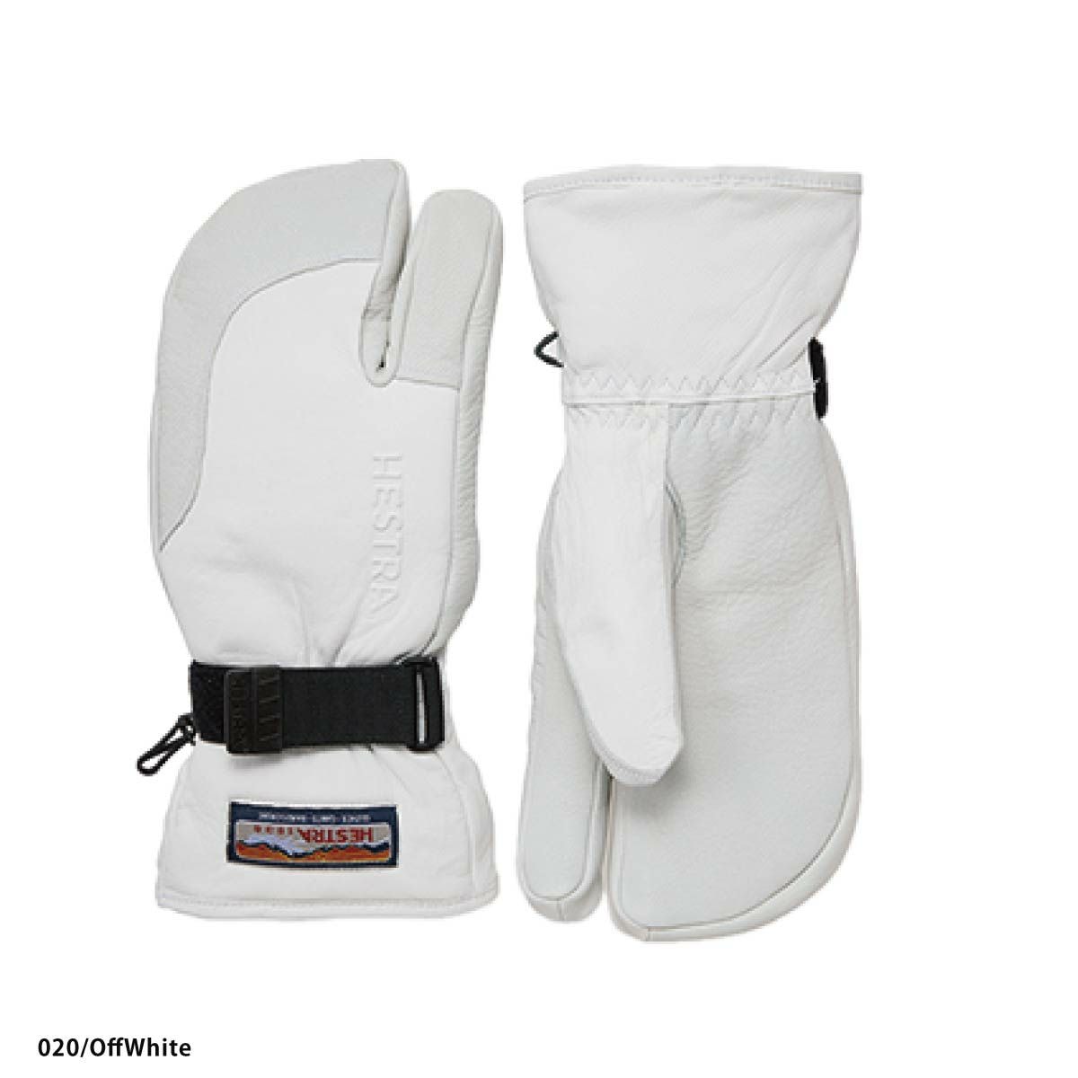 2526 HESTRA 3-Finger Full Leather / 30872