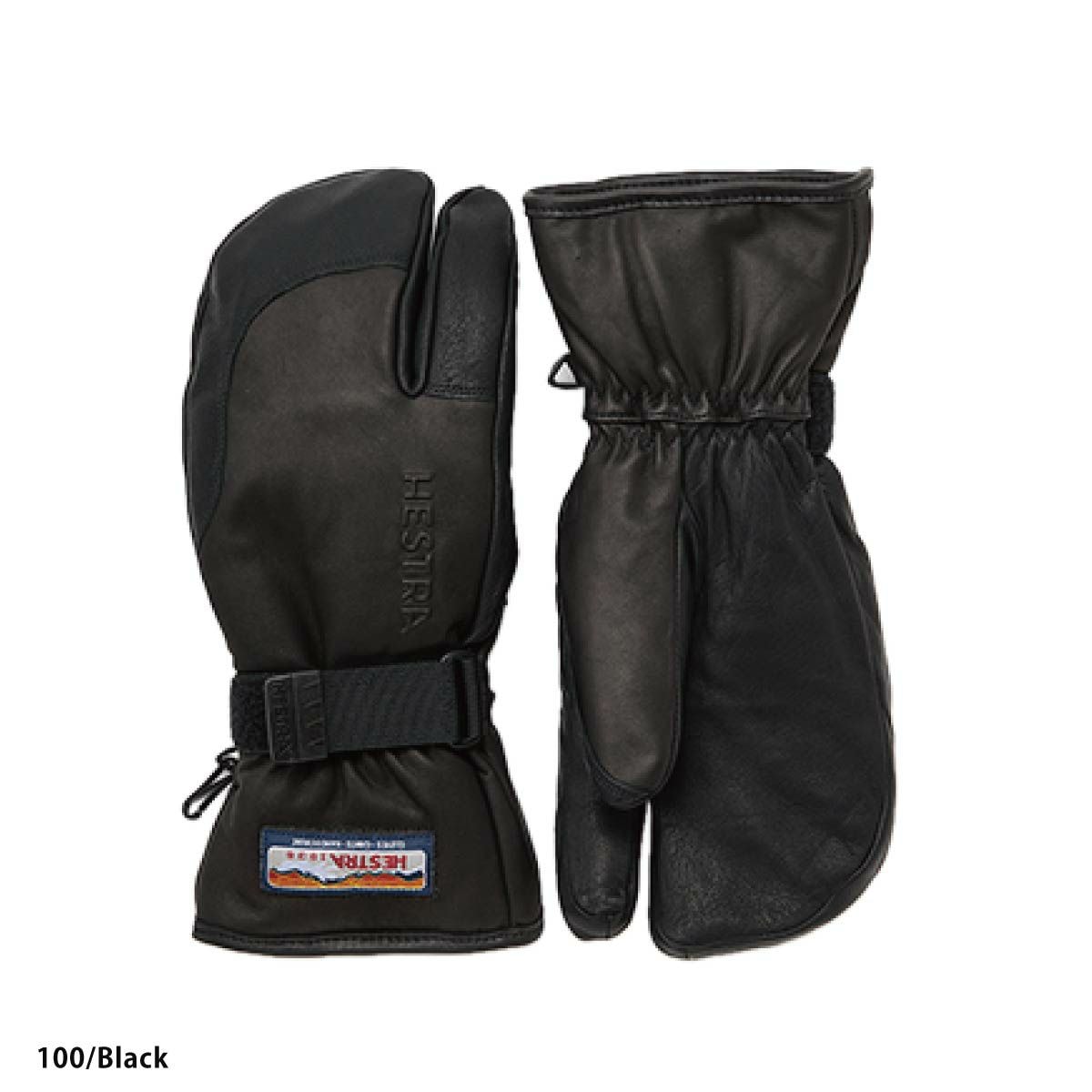 2526 HESTRA 3-Finger Full Leather / 30872