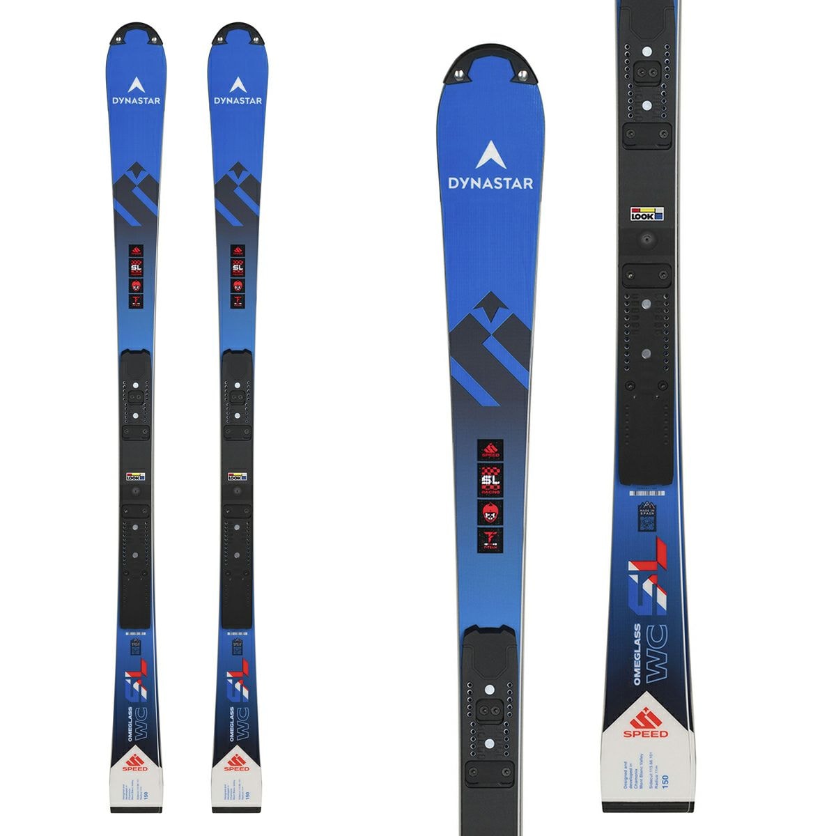 2425 DYNASTAR SPEED OMEGLASS WC SL 150 R22 + SPX 12 ROCKERACE HOT RED