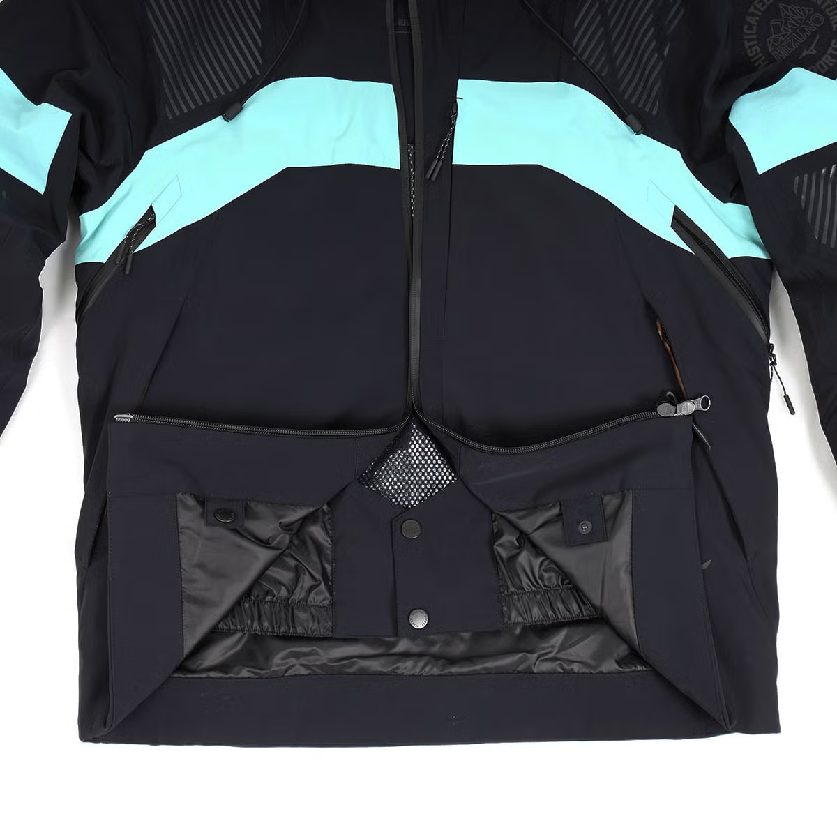2627 MIZUNO BLACK PREMIUM PARKA : Z2MEB300