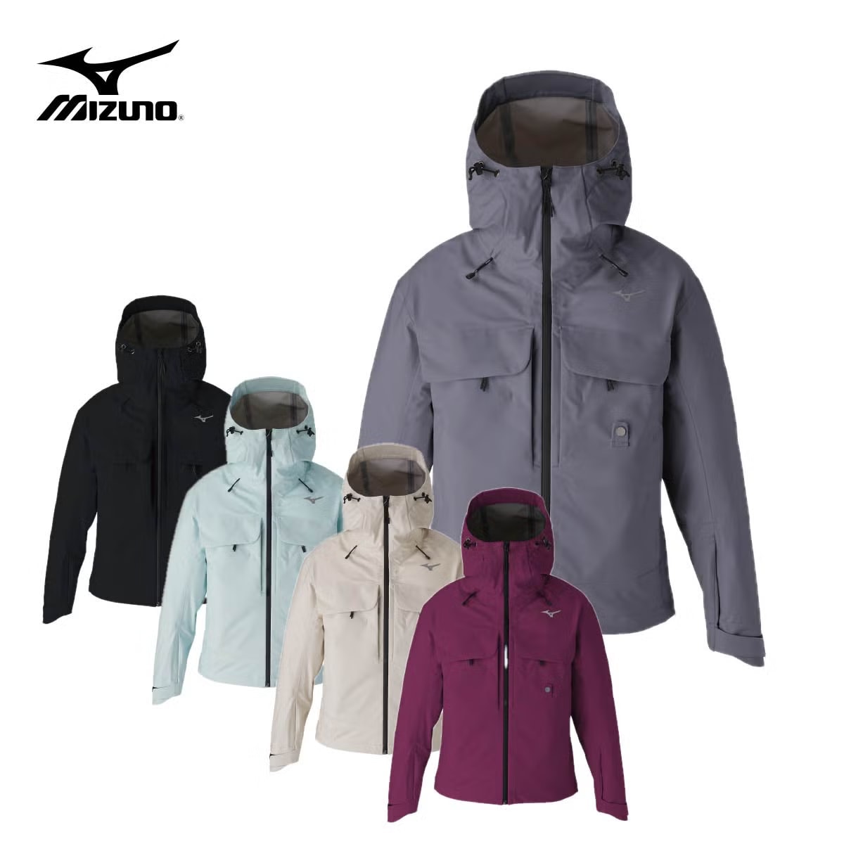 2627 MIZUNO UNFUSSY SKI SHELL PARKA : Z2MED310