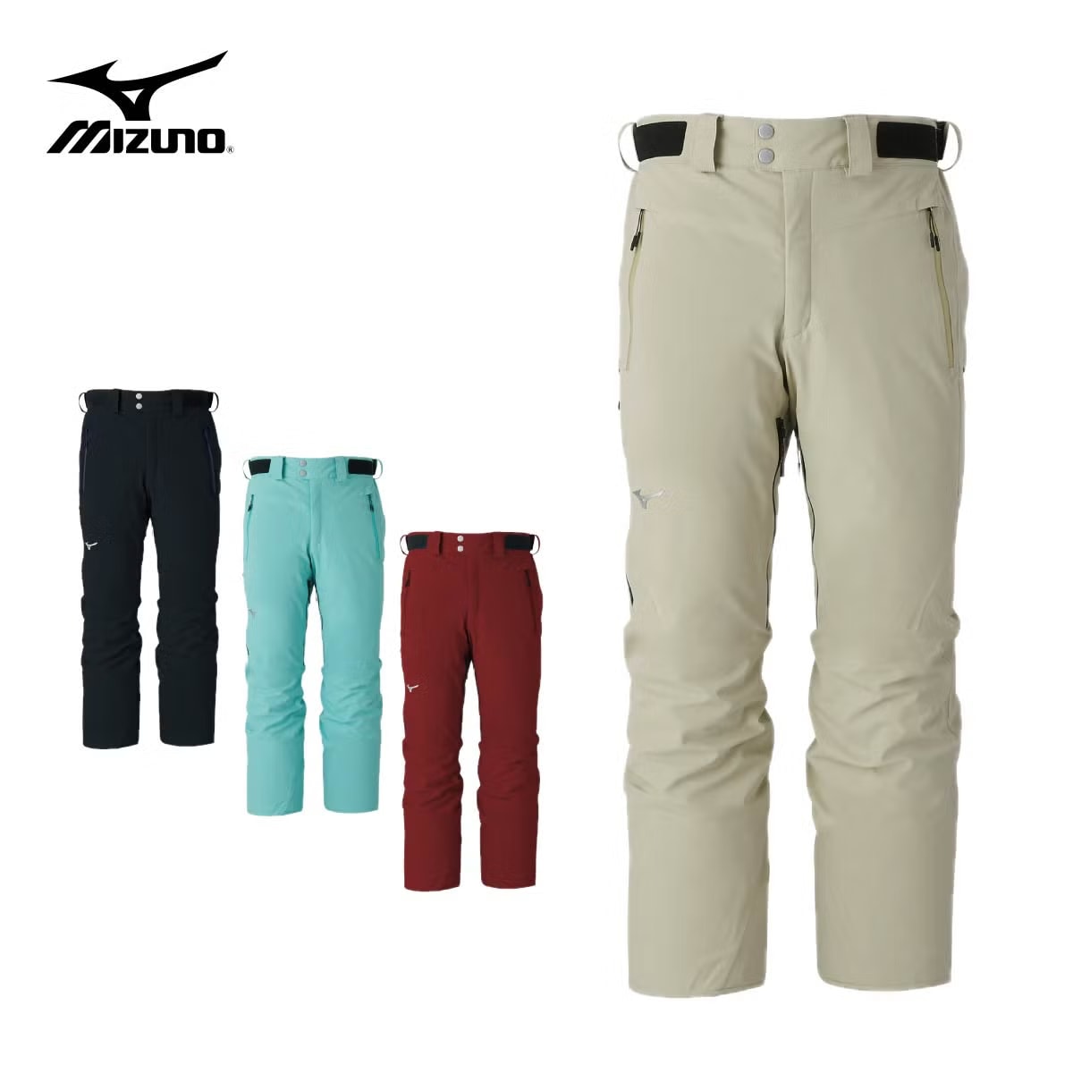 2627 MIZUNO BLACK LIMITED MODEL SKI PANTS : Z2MFD302