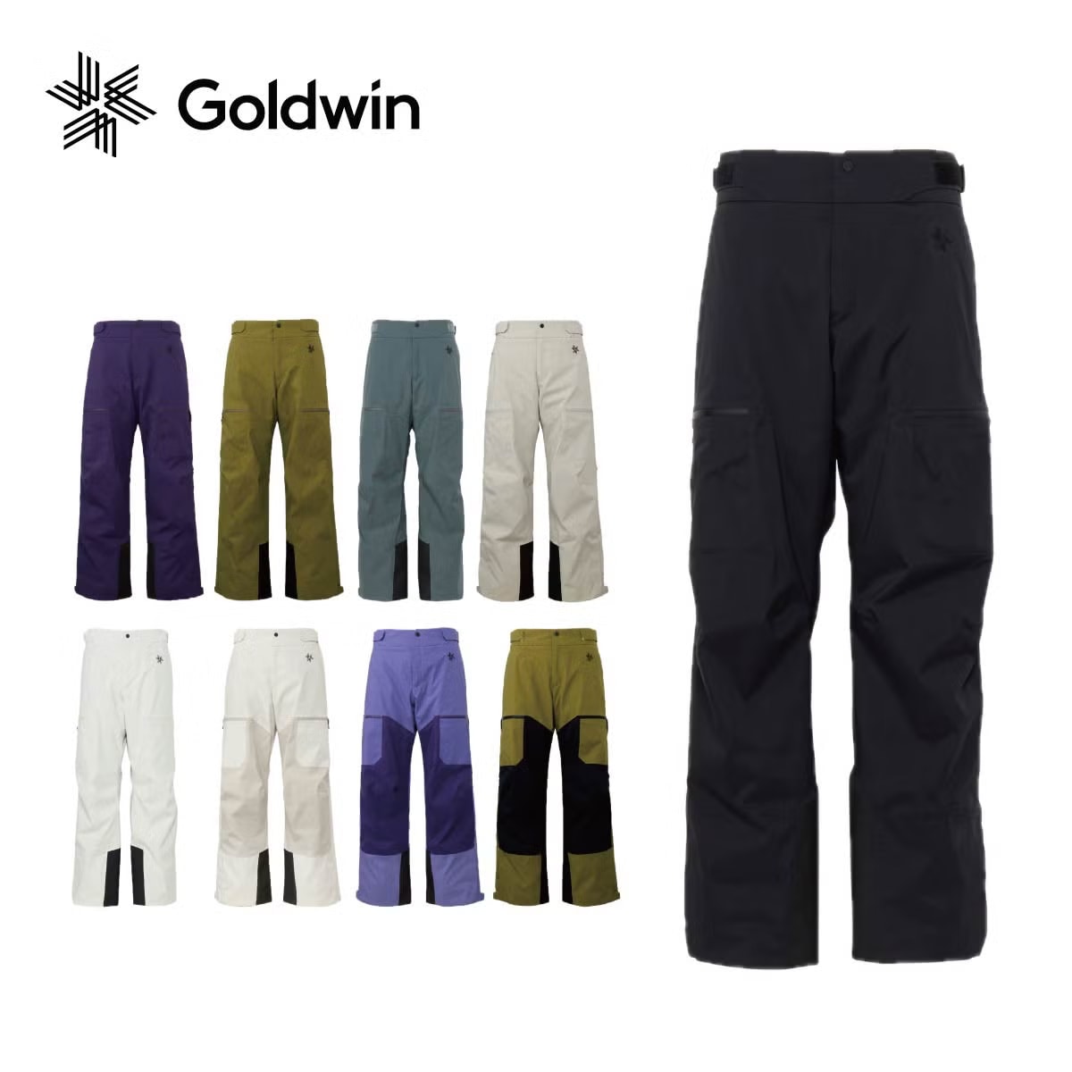 2627 GOLDWIN G-AXIS WIDE PANTS : G35354