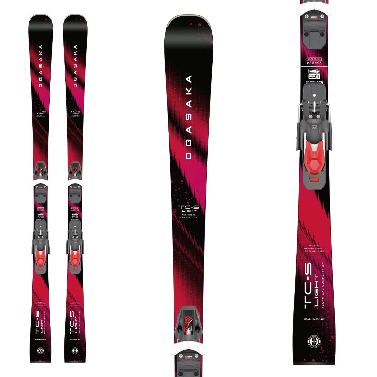 2627 OGASAKA TC-S.LIGHT ＋ RACE PLATE WCR TEAM + VX12 GW M.BK/WT/RD