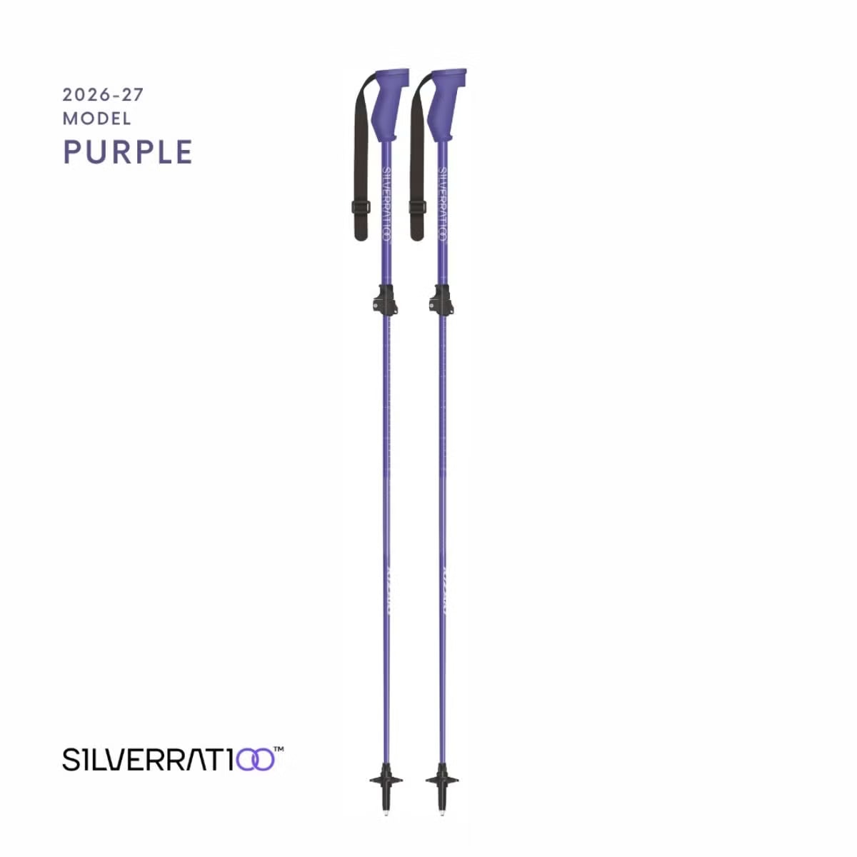 2627 S1LVERRAT1OO POLE PURPLE 【길이조절】