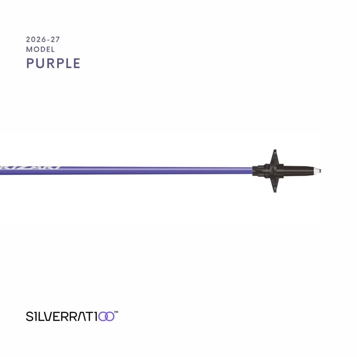 2627 S1LVERRAT1OO POLE PURPLE 【길이조절】