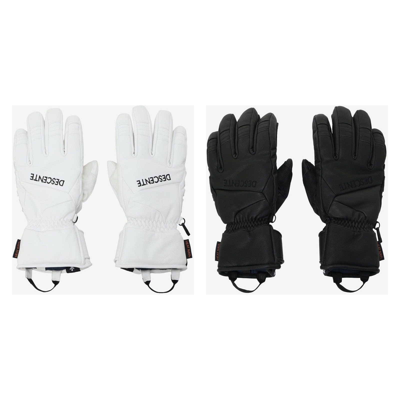 2627 DESCENTE 5 FINGER LEATHER GLOVE : DW6FGV01M