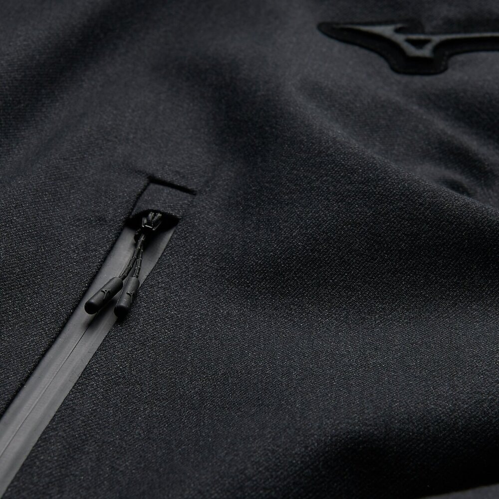 2627 MIZUNO BLACK PREMIUM MIYUKI WOOL COAT : Z2MEC352