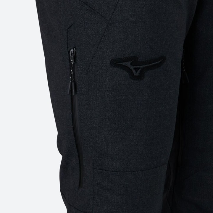2627 MIZUNO BLACK PREMIUM MIYUKI WOOL PANTS : Z2MFC300