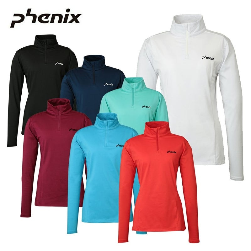 2526 PHENIX Basic Set-in Sleeve 1/2 Zip Tee / ESW25LS62
