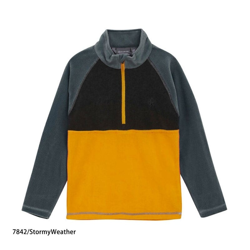 2526 COLOR KIDS 742403 / Fleece Pulli - Colorblock