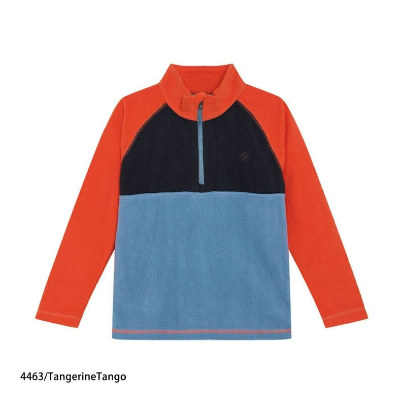 2526 COLOR KIDS 742403 / Fleece Pulli - Colorblock