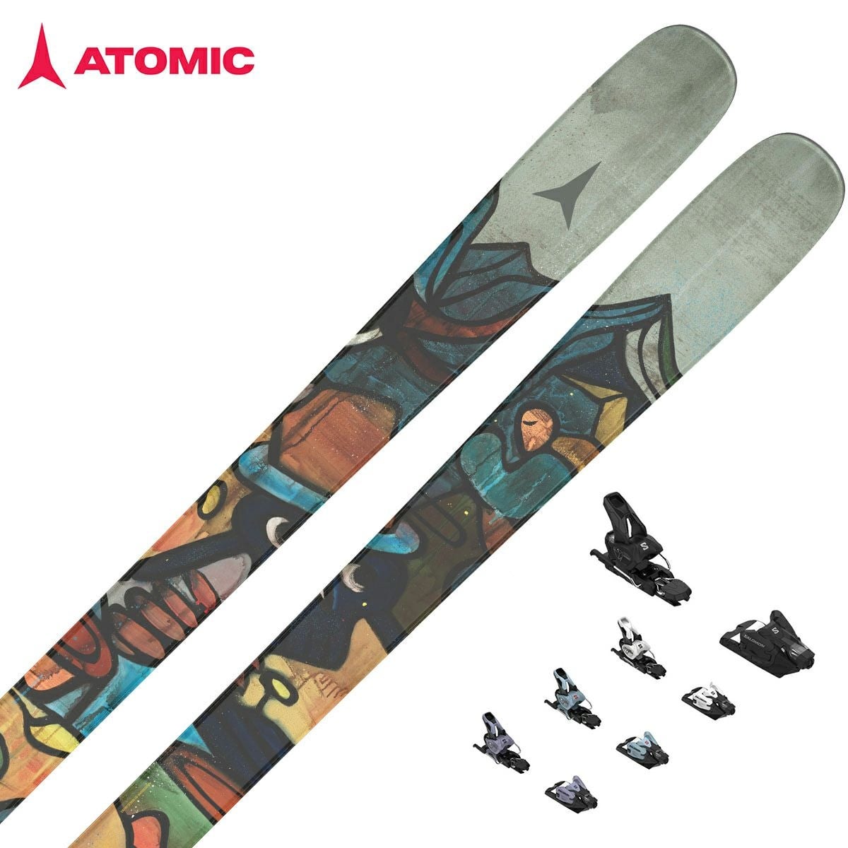 2526 ATOMIC Bent 85 / [AA0030698] + SALOMON STRIVE 12 GW
