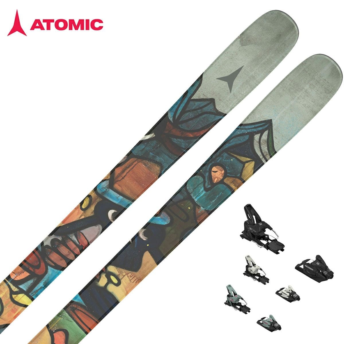 2526 ATOMIC Bent 85 / [AA0030698] + SALOMON STRIVE 14 GW