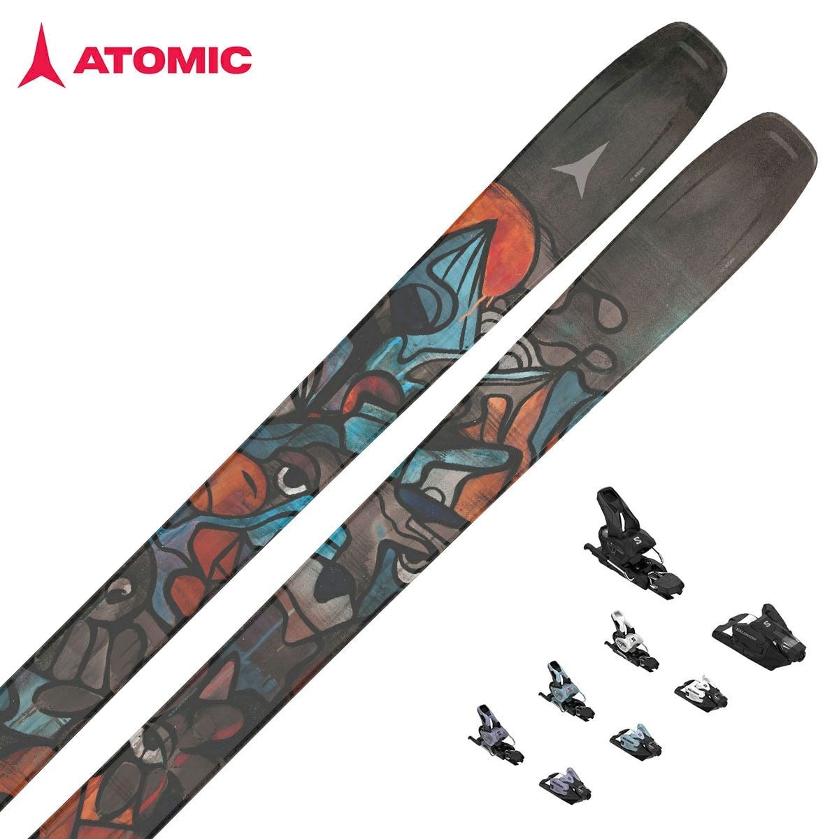 2526 ATOMIC Bent 100 / [AA0030694] + SALOMON STRIVE 12 GW