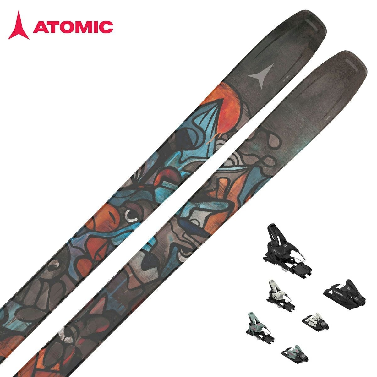2526 ATOMIC Bent 100 / [AA0030694] + SALOMON STRIVE 14 GW