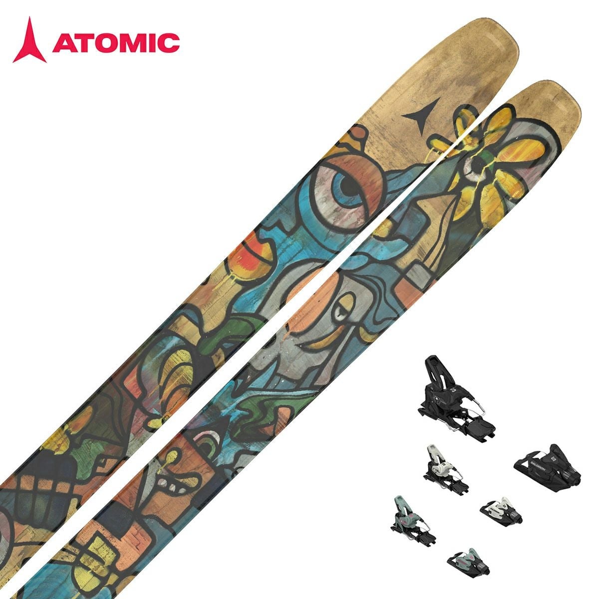 2526 ATOMIC Bent Chetler 120 / [AA0030690] + SALOMON STRIVE 14 GW
