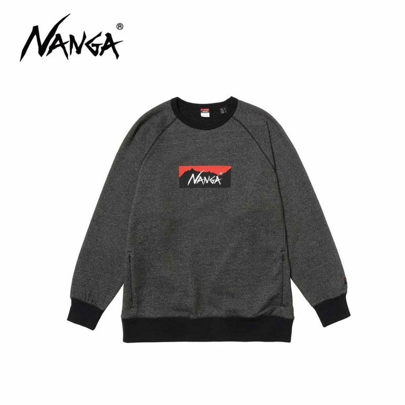 2425 NANGA ECO HYBRID BOX LOGO SWEATSHIRT / NW2441-1F001-A