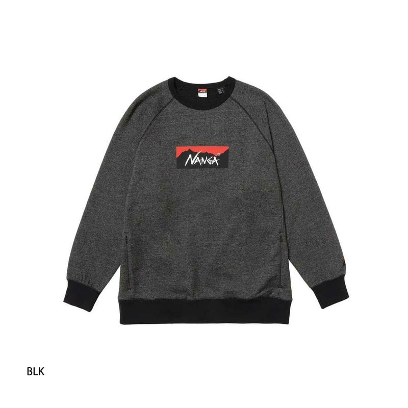 2425 NANGA ECO HYBRID BOX LOGO SWEATSHIRT / NW2441-1F001-A