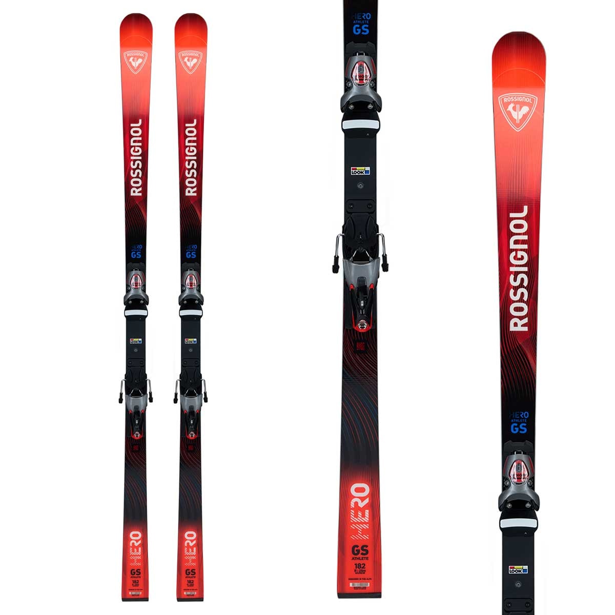 2627 ROSSIGNOL HERO ATHLETE GS / [RAPDP01] + R22 + SPX 12 ROCKERACE GW [FCPBS03R]