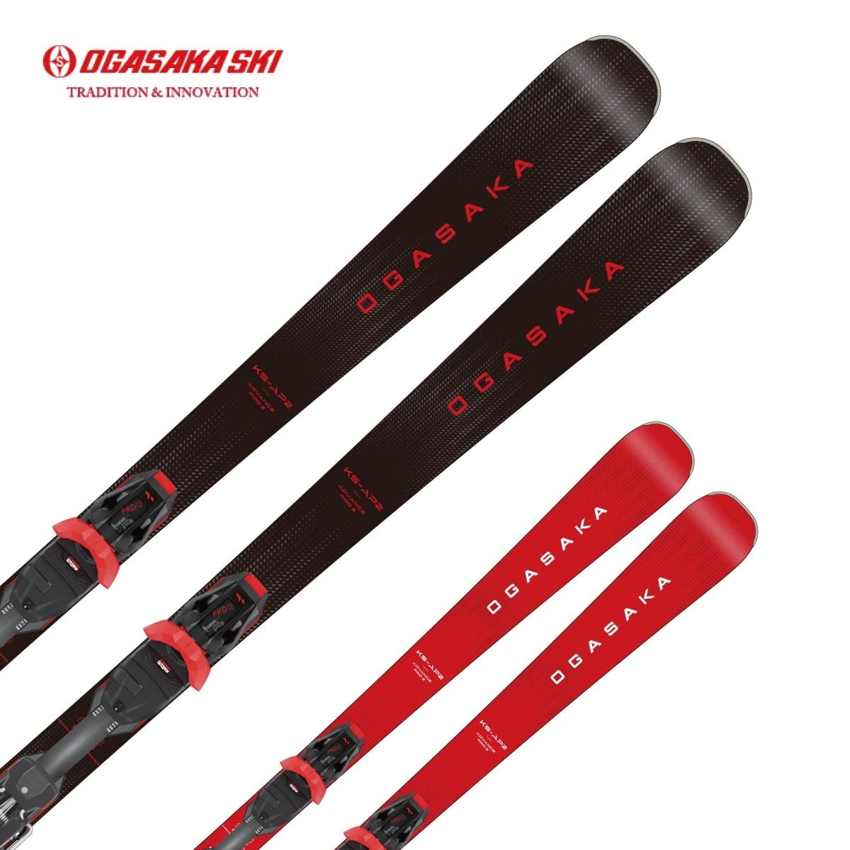 2627 OGASAKA KEO'S KS-AP2 + M-FLEX PRO BASE BK/RD + PRD12GW BK.GL/RD