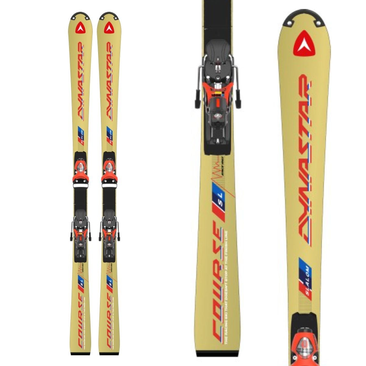 2627 DYNASTAR 다이나스타 SPEED OMEGLASS MASTER SL GOLD R22 / [DAPSF03] + SPX 15 ROCKERACE HOT RED