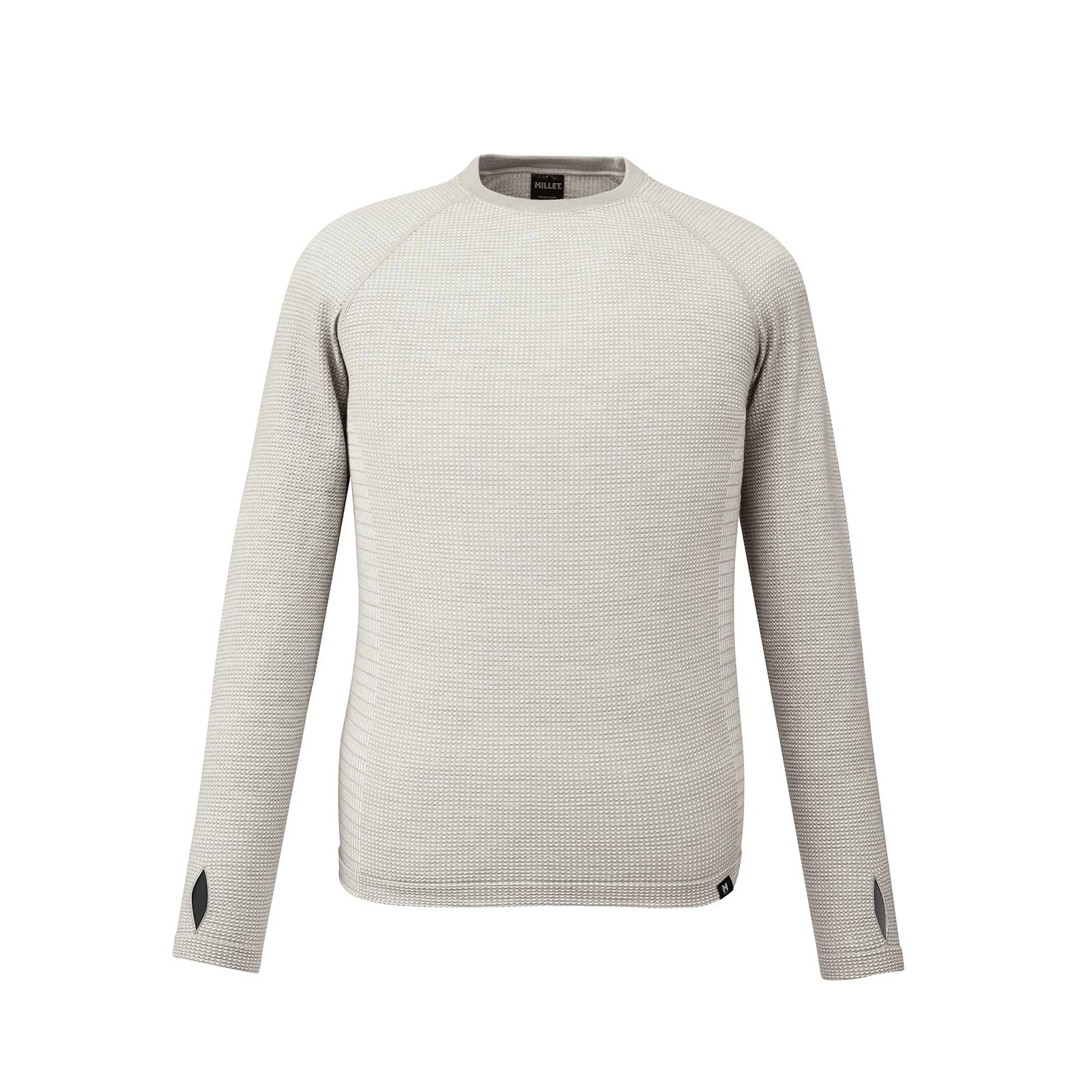 2526 MILLET WAFFLE WOOL CRW M / MIV01905