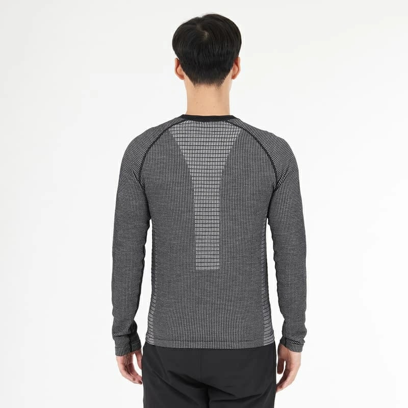 2526 MILLET WAFFLE WOOL CRW M / MIV01905
