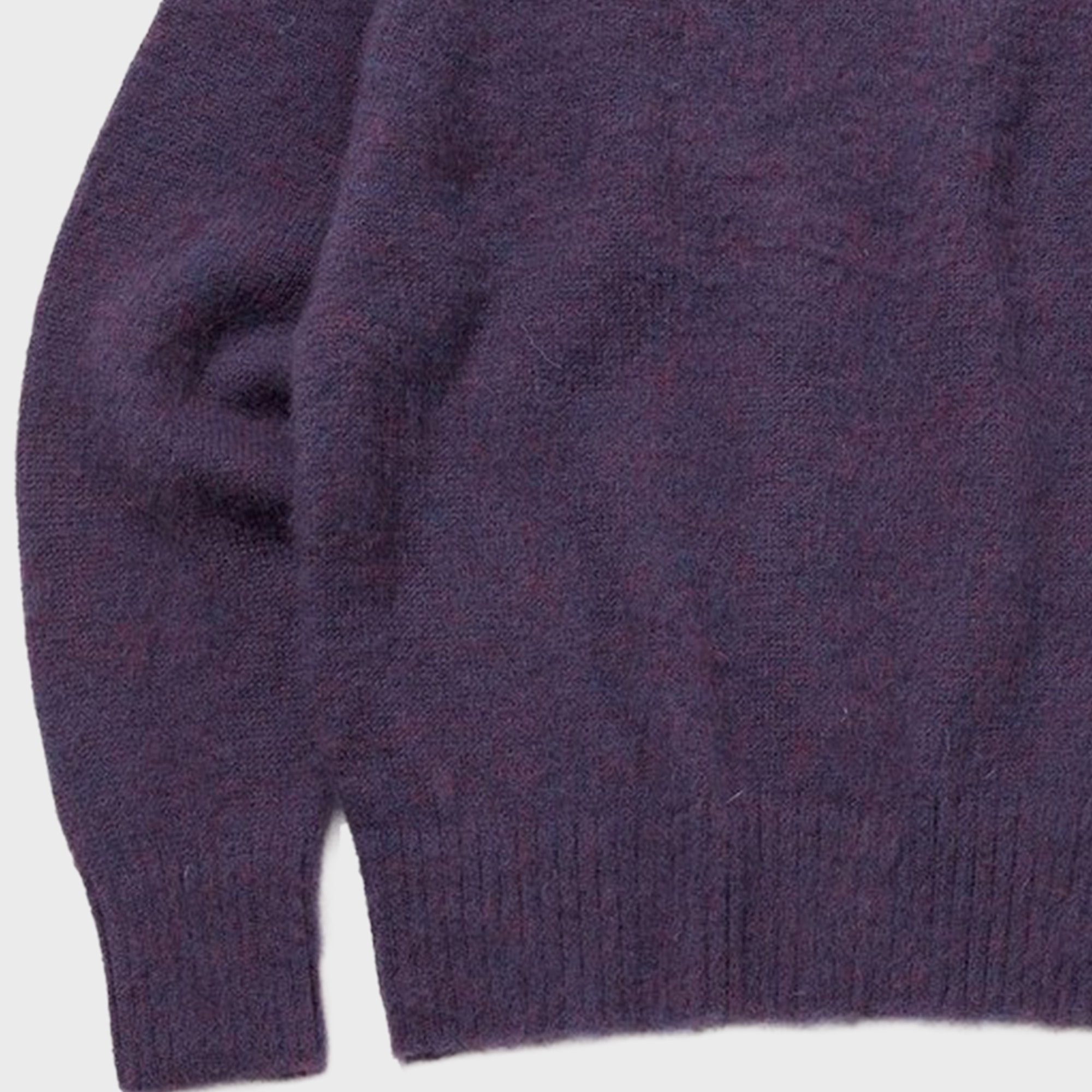 J.PRESS -﻿ SHAGGY DOG SADLE CREW NECK - Purple