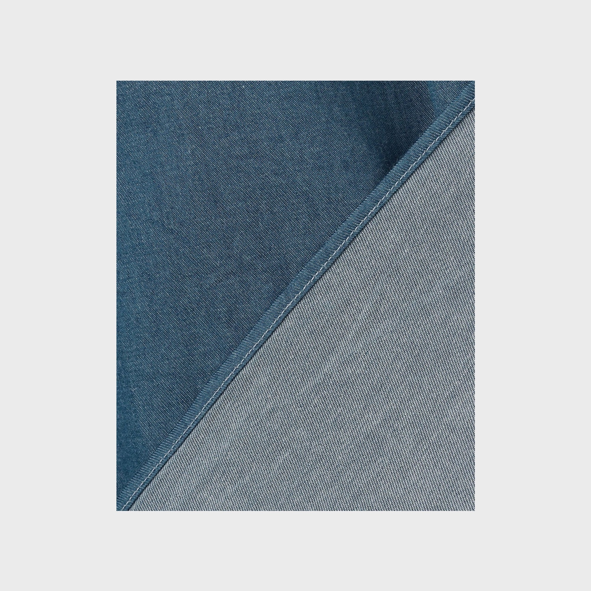 J.PRESS Light OZ Cotton Denim Shirt Baggy-Fit 11