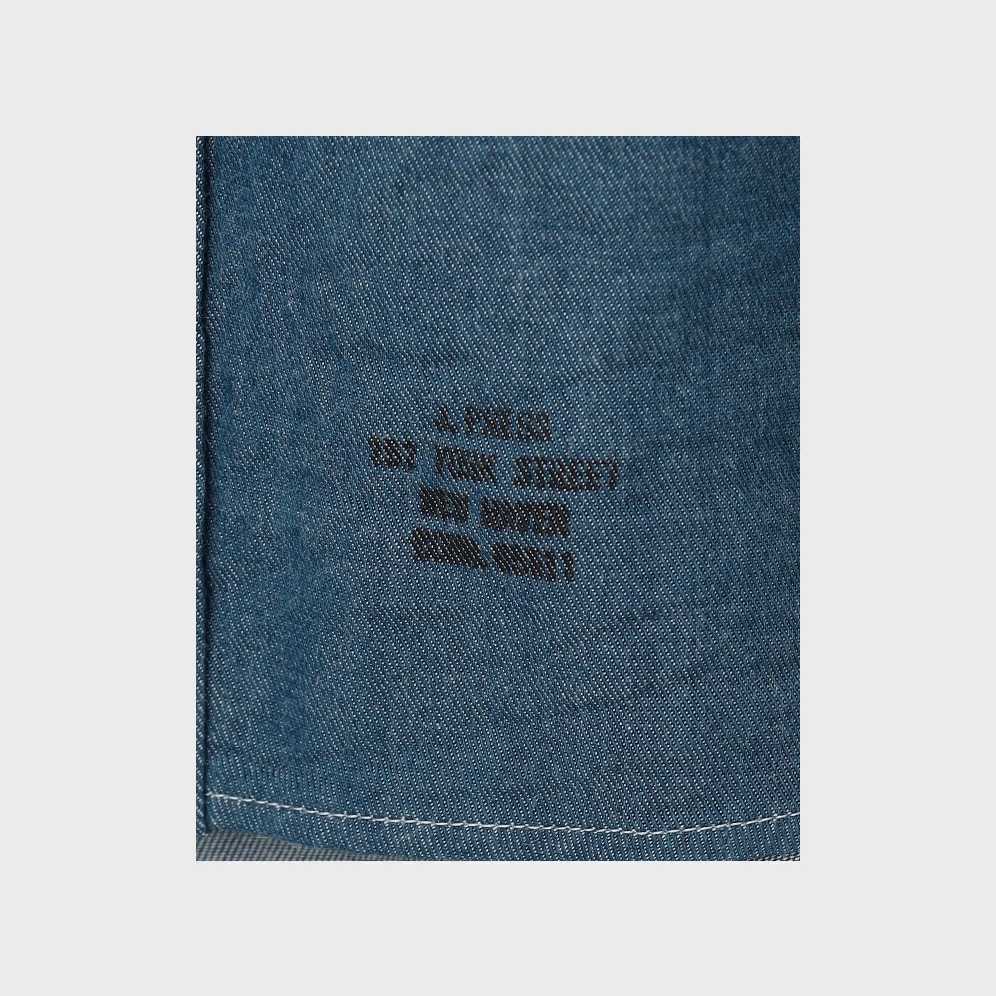 J.PRESS Light OZ Cotton Denim Shirt Baggy-Fit 8