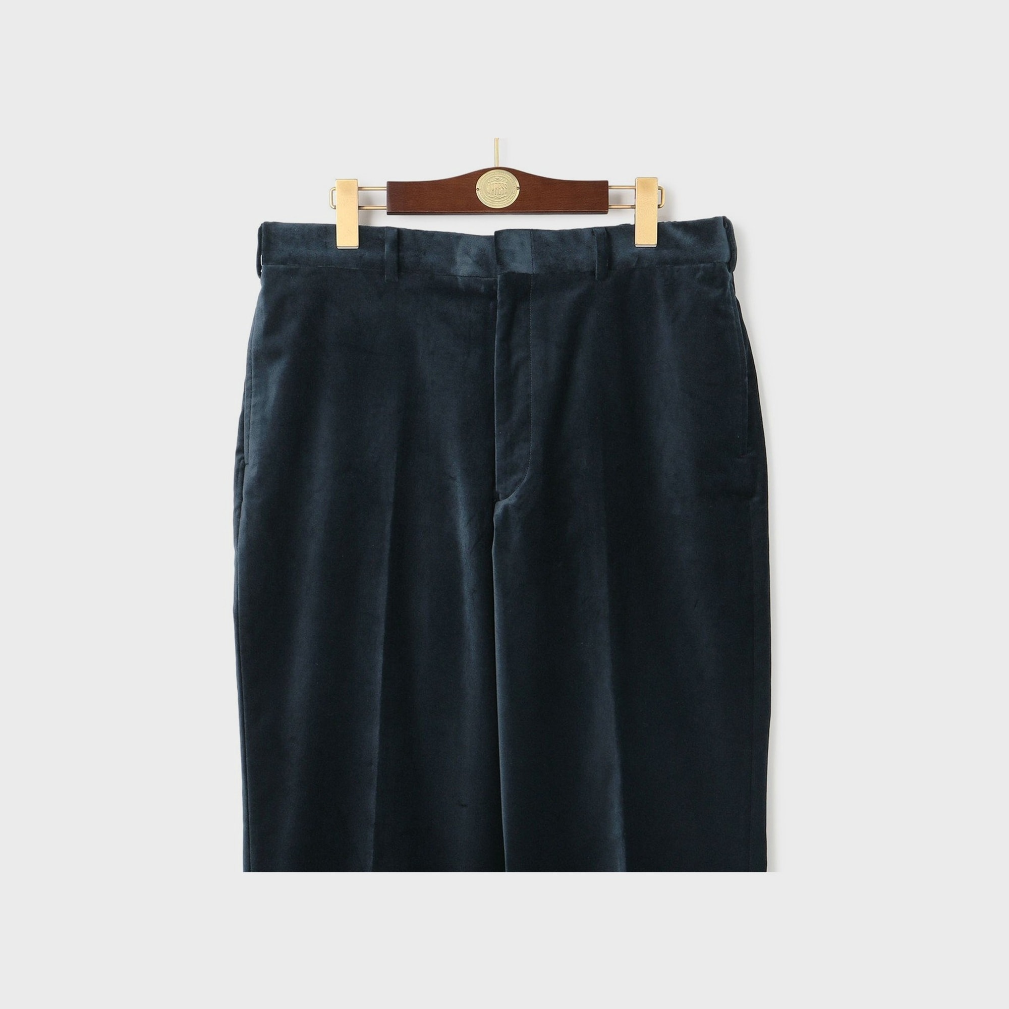 [Preorder] J.PRESS - ORGANIC 9W VELVET PIPED STEM SPINDLE PANTS - Navy