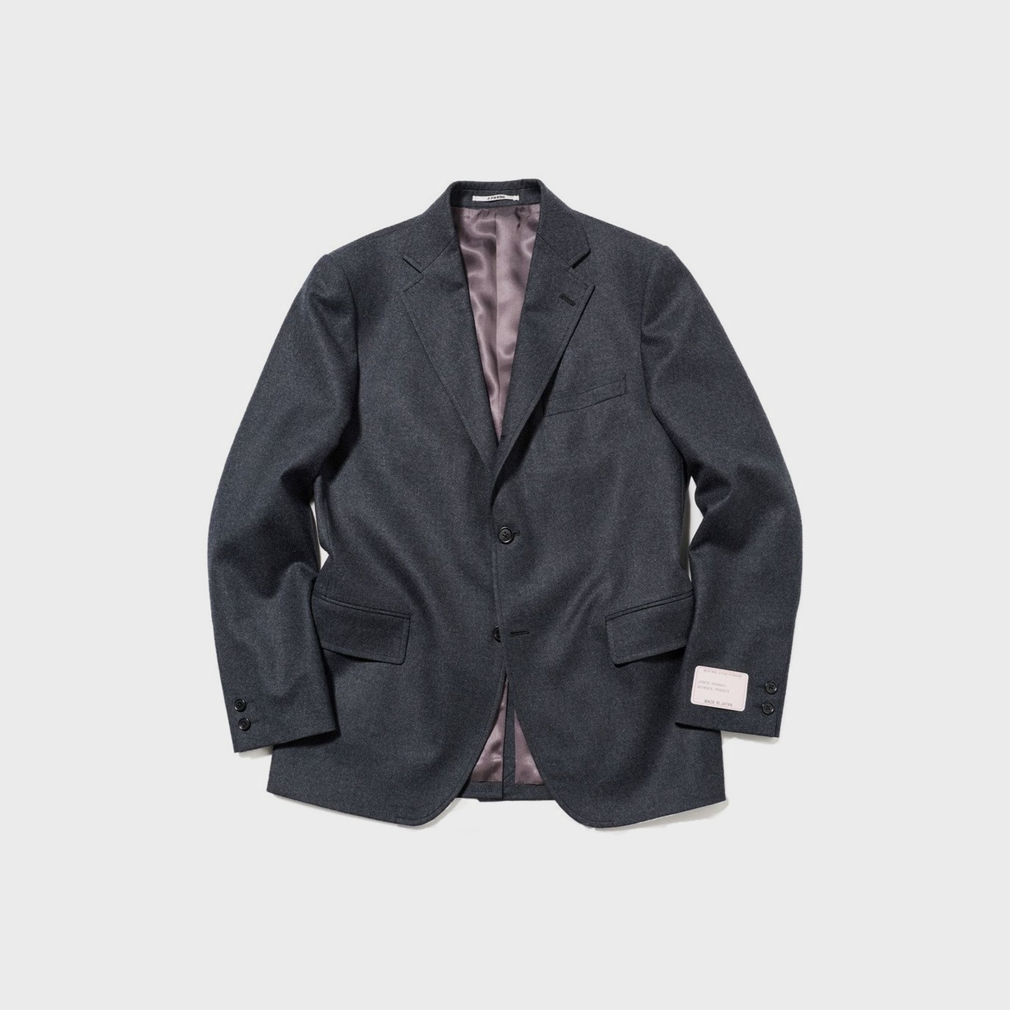 [Preorder] J.PRESS - PEPPIN MERINO SAXONY 3B JACKET NEW AUTHENTIC-FIT - Gray